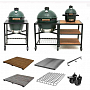 Керамический гриль  Big Green Egg XL на модульной подставке в комбинации со шкафом