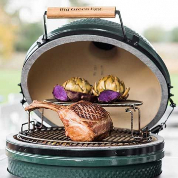  Набор многоуровневых стальных решеток для гриля Big Green Egg L – фотография 7