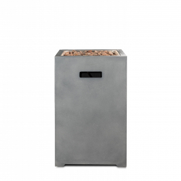  Стол-камин газовый Сlifton Compact Square Grey – фотография 19