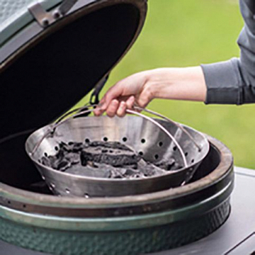  Стальная чаша для угля для гриля Big Green Egg M – фотография 3