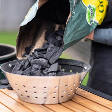  Стальная чаша для угля для гриля Big Green Egg M – фотография 6